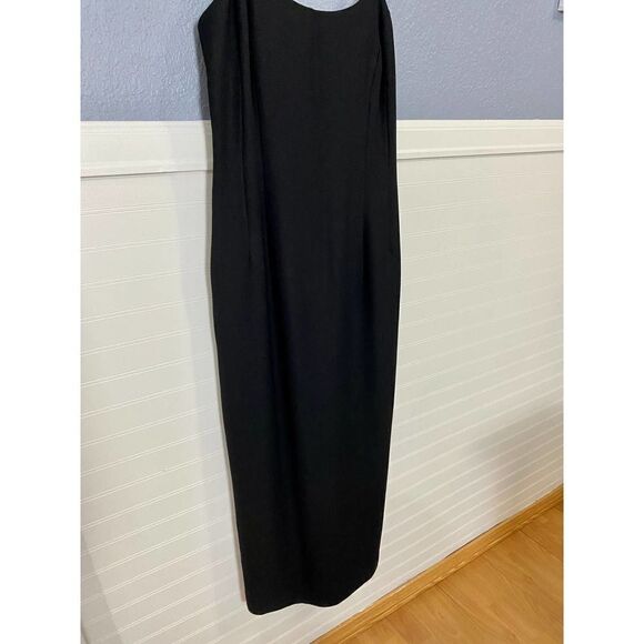 Maggy London Black Sleeveless Midi Dress - Picture 1 of 8